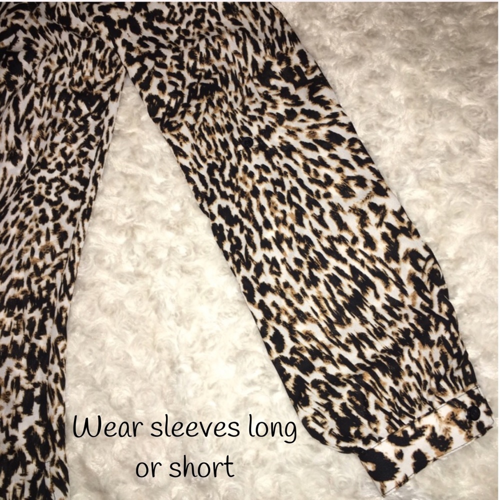 NWT Leopard Top - Picture 5 of 7